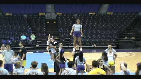 Wesley Brittain at LSU cheer clinic March 2011