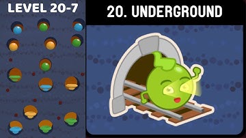 Dig it! Chapter 20 Underground  -  Level 20-7 - Solution