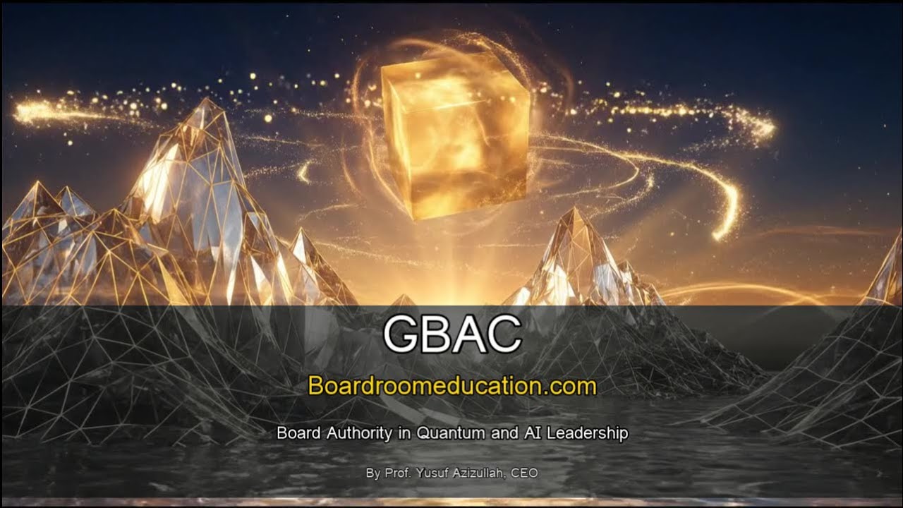 Davos 2026: GBAC Unveils QSI — Fiduciary Physics vs Math (Updating COSO & NIST)