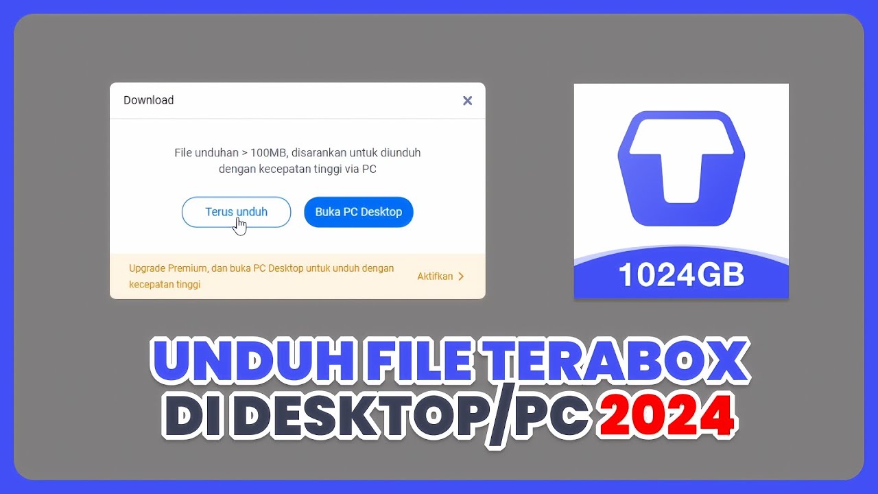 CARA MENDOWNLOAD FILE DARI LINK TERABOX DI DESKTOP/PC TERBARU 2024