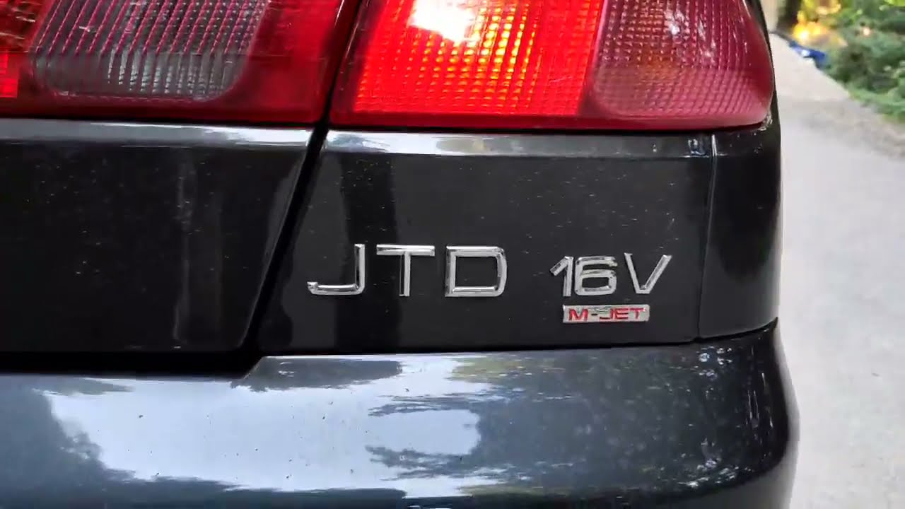 Alfa 156 1.9 JTD 16v Pop Corn Rev limiter fire bang