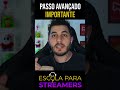Passo importante na sua CARREIRA fazendo LIVES #shorts | TWITCH YOUTUBE FACEBOOK