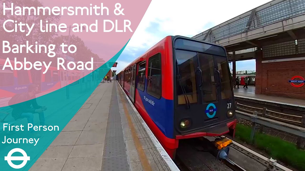 London Underground First Person Journey - Barking to Abbey Road via West Ham
