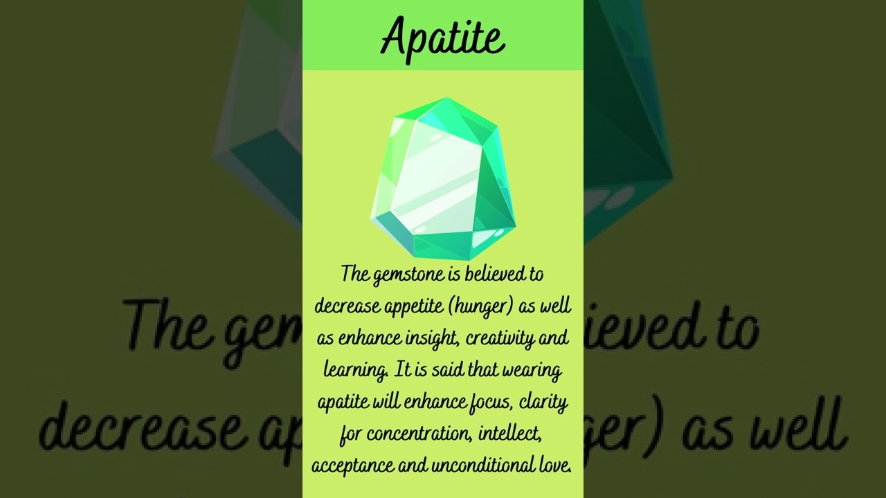 Birthstone of May (Apatite) 