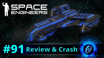 CMB Galactic Class Star Liner Review and Crash! Space Engineers Part 91