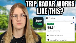 How Trip Radar TRULY works for all of us Uber Eats Drivers