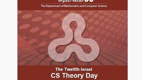 CS Theory Day - The Twelfth Israel (Amnon Ta-Shma ) 24/12/2019