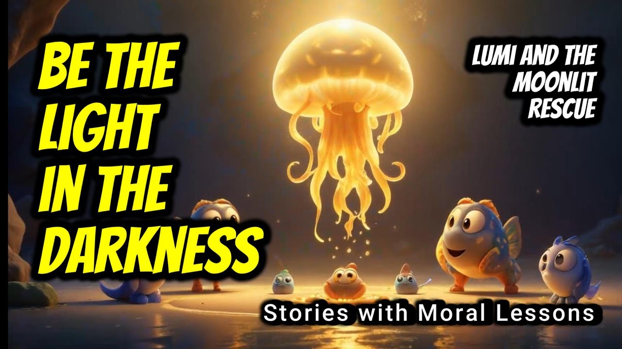 Lumi and the Moonlit Rescue | Adventures of Finn the Flying Fish | Kids Stories with Moral Lessons