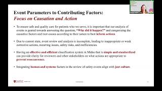 May 2026 - SMCI Teamwork for Transformative Care Affinity Group Meeting: Event Parameters Project