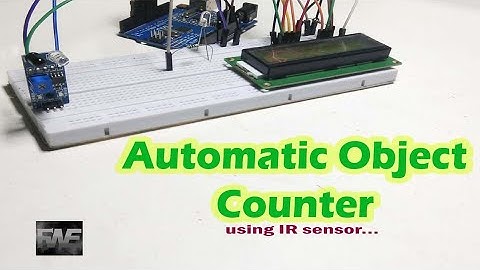 Automatic object counter using IR sensor and a LCD display | full project explained in hindi...