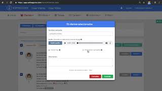 Cómo crear campañas de voz en software de seguros - Softseguros screenshot 5