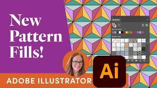 New Pattern Fills in Adobe Illustrator (30.8): How to Recolor and Edit Them