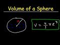 Volume of a sphere