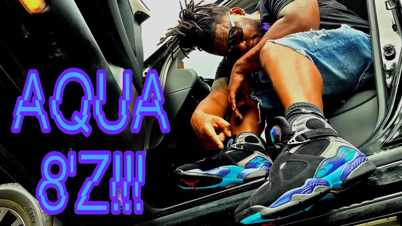 AIR JORDAN 8 AQUA 2025 ON FEET REVIEW!!!