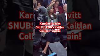 Karoline Leavitt SNUBS CNN’s Kaitlan Collins — Again! #trump #karolineleavitt #CNN #Kaitlancollins