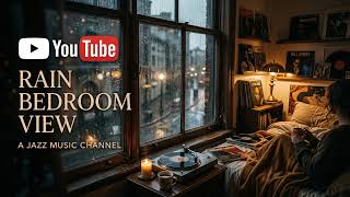 🌧️ Rainy Skyline Cozy Lounge Music Luxury Penthouse for Deep Sleep and Relaxation #relax #deepsleep