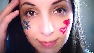 ASMR Face Painting Role Play: Ear to Ear Binaural Triggers for Relaxation