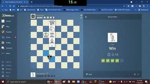 Chess.com Queen Endgame speedrun WR [26.59]