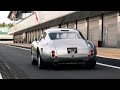 FERRARI 250 SWB ONBOARD AT SILVERSTONE. JOE MACARI DRIVING FLAT OUT! GREAT SOUND!