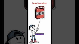 Here's how to make gasoline if civilization collapses! #gasoline ⛽️