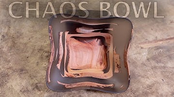 How to Make the Translucent Wood and Epoxy Bowl: THE CHAOS BOWL - CNC Woodworking