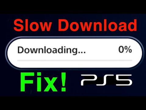PS5 HOW TO FIX SLOW DOWNLOAD SPEED EASY NEW!