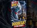 50-Feet Waves vs Oil Rig: Ye Doobta Kyun Nahi? 🌊⚓ | #shorts  #oceanmysteries