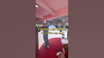 flexible led film screen #automobile #leddisplay#led #exhibition #ledscreens #stage #ledtv #ledsign