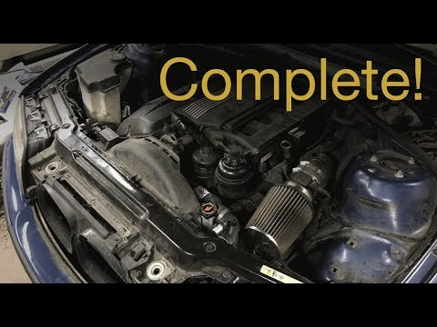 BMW E46 touring 3 liter engine swap manual conversion finishing - YouTube