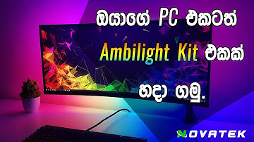 DIY Arduino Ambilight Kit for PC | RGB WS2812b | Arduino Nano Project