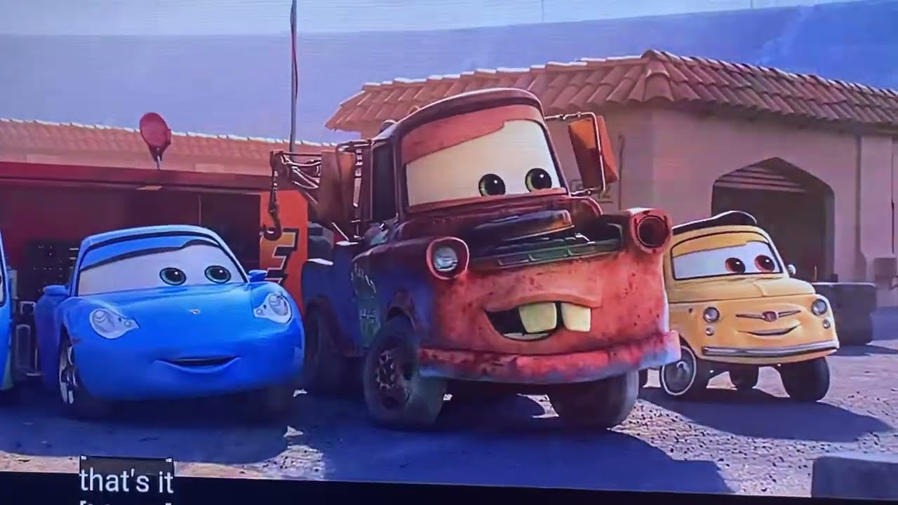 Lightning McQueen wins the 14th Piston cup At 2013 Los Angeles 500