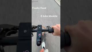 New scooter with e-bike throttle #fyp