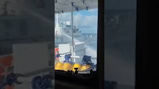Chinese Coast Guard Rams Philippine Boat #shorts