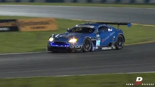 Aston Martin V12 Vantage Gt3 On-Track At Daytona Speedway