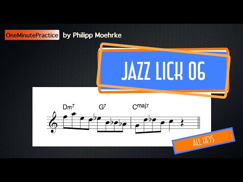 OneMinutePractice - Jazz Lick 06
