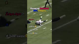 Ranking the Craziest NFL Hits Ever 😳💥 #shorts #nfl #nflhits #football