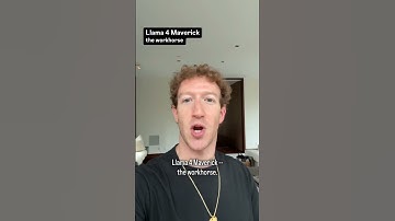 Mark Zuckerberg tell Llama 4 is here 💪