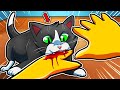 DIVENTO UN BAMBINO PAZZO IN VR E UN GATTO GIGANTE PROVA A MANGIARMI! HO DISTRUTTO TUTTA LA CASA?!