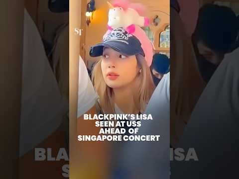 Blackpink S Lisa Seen At Universal Studios Singapore Ahead Of Deadline Concerts At National Stadium