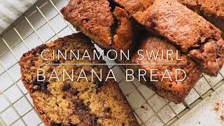 Cinnamon Swirl Banana Bread