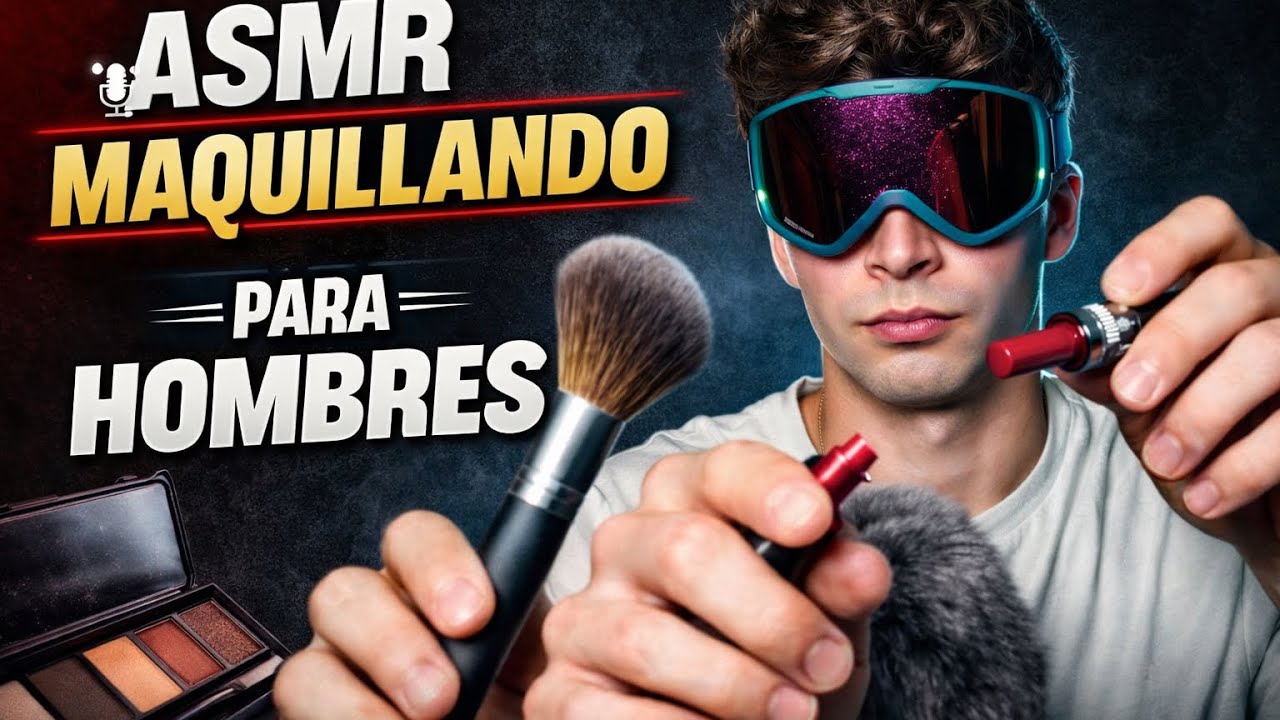 ASMR MAQUILLÁNDOTE + MOUTH SOUNDS Te dormirás en minutos 💤😴