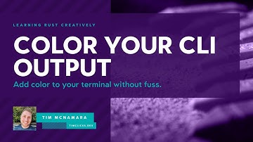 Add color to the output of your Rust command-line applications
