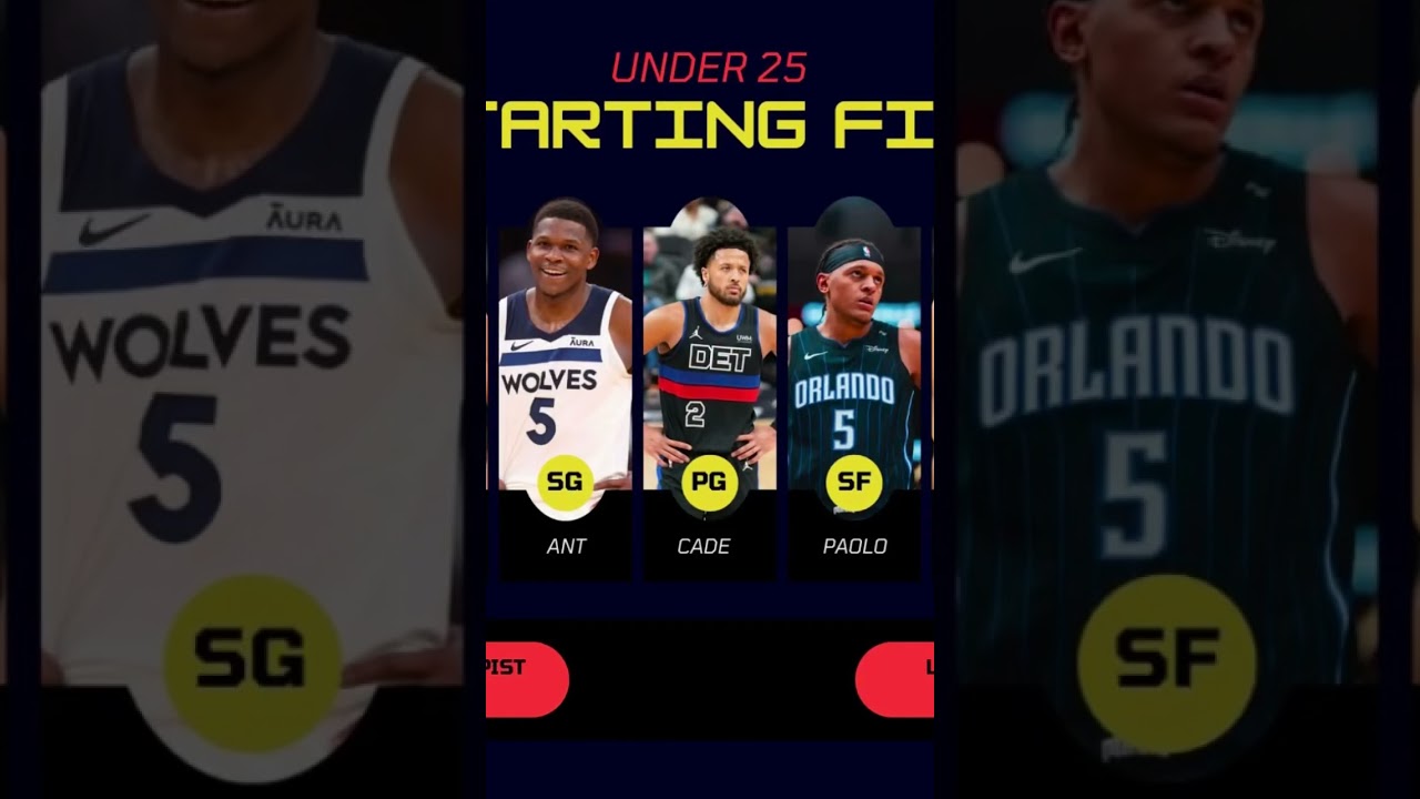 🔥 The Best Under-25 Starting 5! Who’s stopping this squad? 🏀👀 