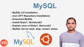 How To Install MySQL 8.0 (Using non APT Repository) on Ubuntu 22.04 | Lec 09 | Hindi