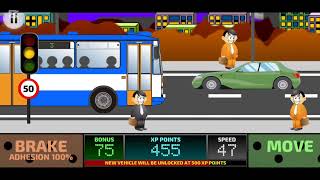 City Bus Driving Simulator 2D Android iOS Mobiel Gameplay #3  screenshot 4