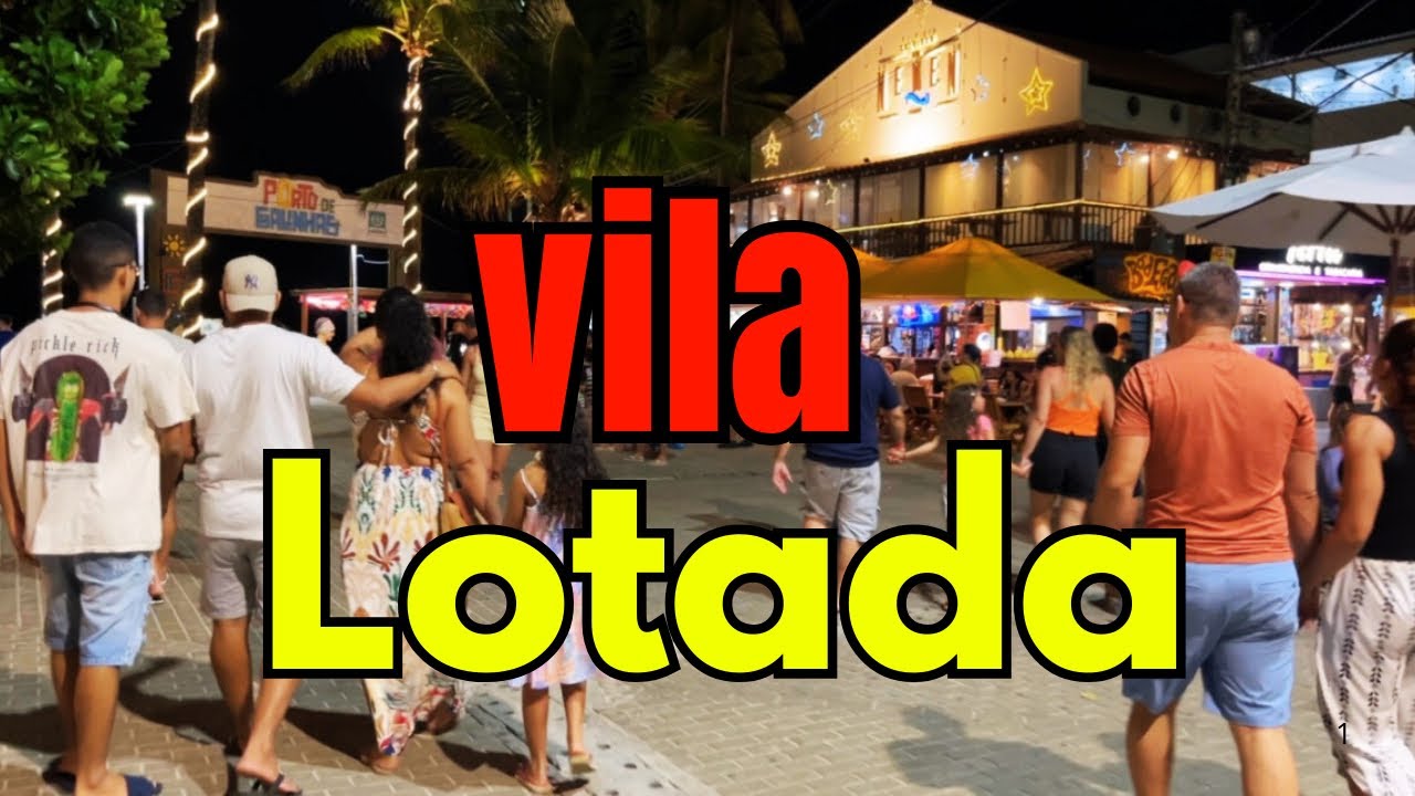 CENTRO DE PORTO DE GALINHAS NOITE EM PORTO ESTÁ BOMBANDO 