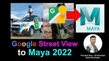 Google Street View 360 to Maya 2022 - Full Tutorial