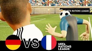 Benjamin Pavard Injury | Germany vs France | Uefa Nations League | (Rudiger vs Pavard)