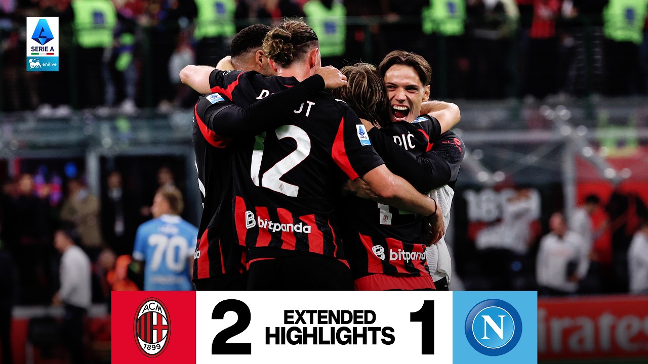 Saelemaekers-Pulisic per la quarta vittoria di fila | Milan 2-1 Napoli | Extended Highlights 2025/26