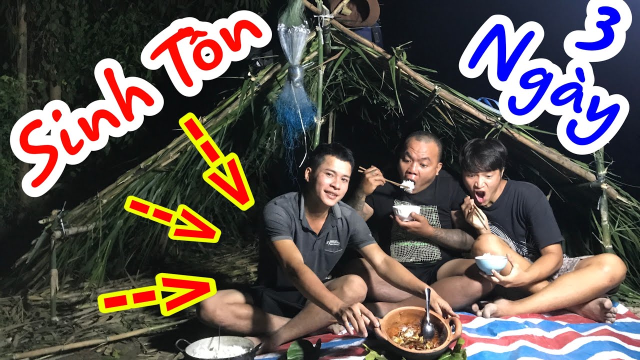 TXTV - Thánh Xàm Bỏ Nhà Đi Bụi Vào Đồng Thử Thách Sinh Tồn 3 Ngày Săn Bắt Mùa Nước Nổi